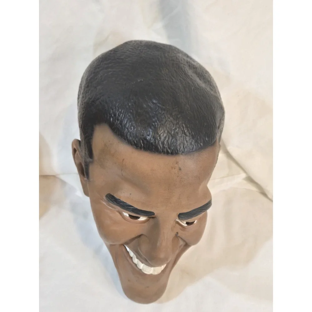 Barack Obama President FULL MASK Halloween Presidential Politics Vintage